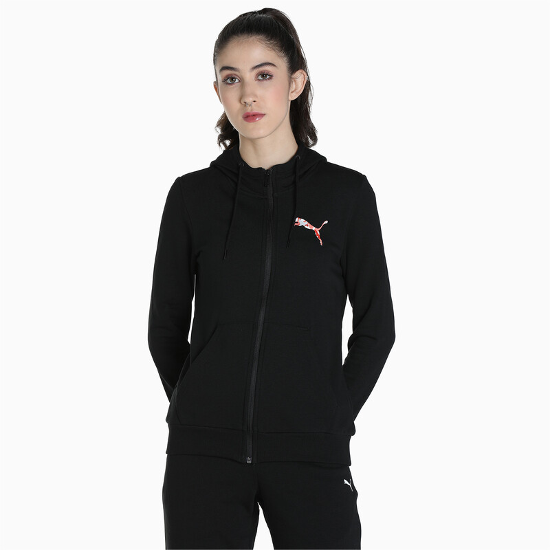 

Women's PUMA Cat Graphic Regular Fit Hoodie, Black