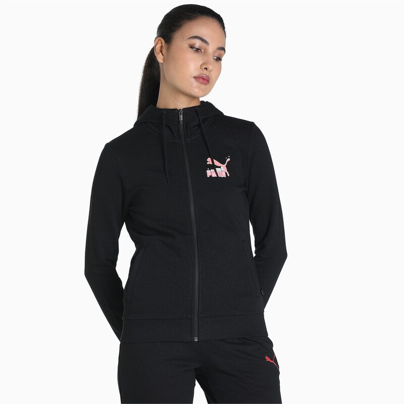 

Women's PUMA Multi Logo Regular Fit Hooded Jacket