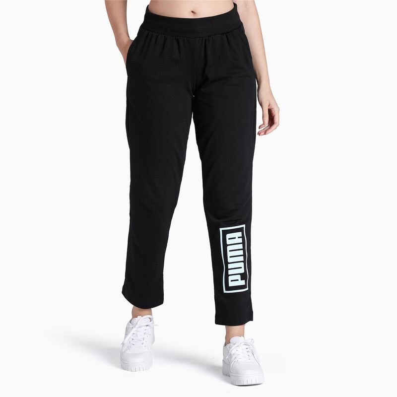 

Women's PUMA Futuristic Regular Fit Graphic Pants, Black