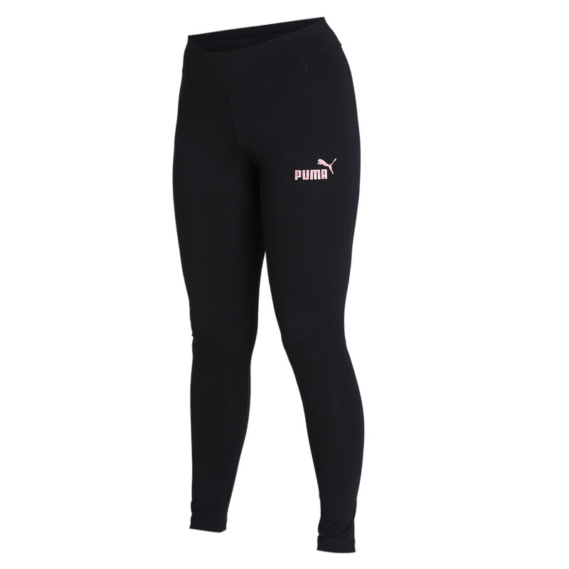 

Women's PUMA Stylized Logo Graphic Tights, Black