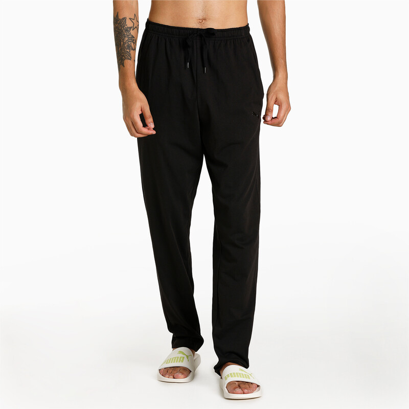 Mens grey puma joggers sales