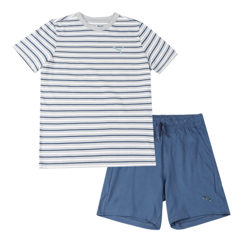 

PUMA Stripe Youth Regular Fit T-Shirt & Joggers Set