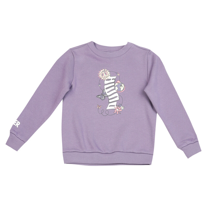 

PUMA X1DER FeelGood Youth Sweatshirt, Purple