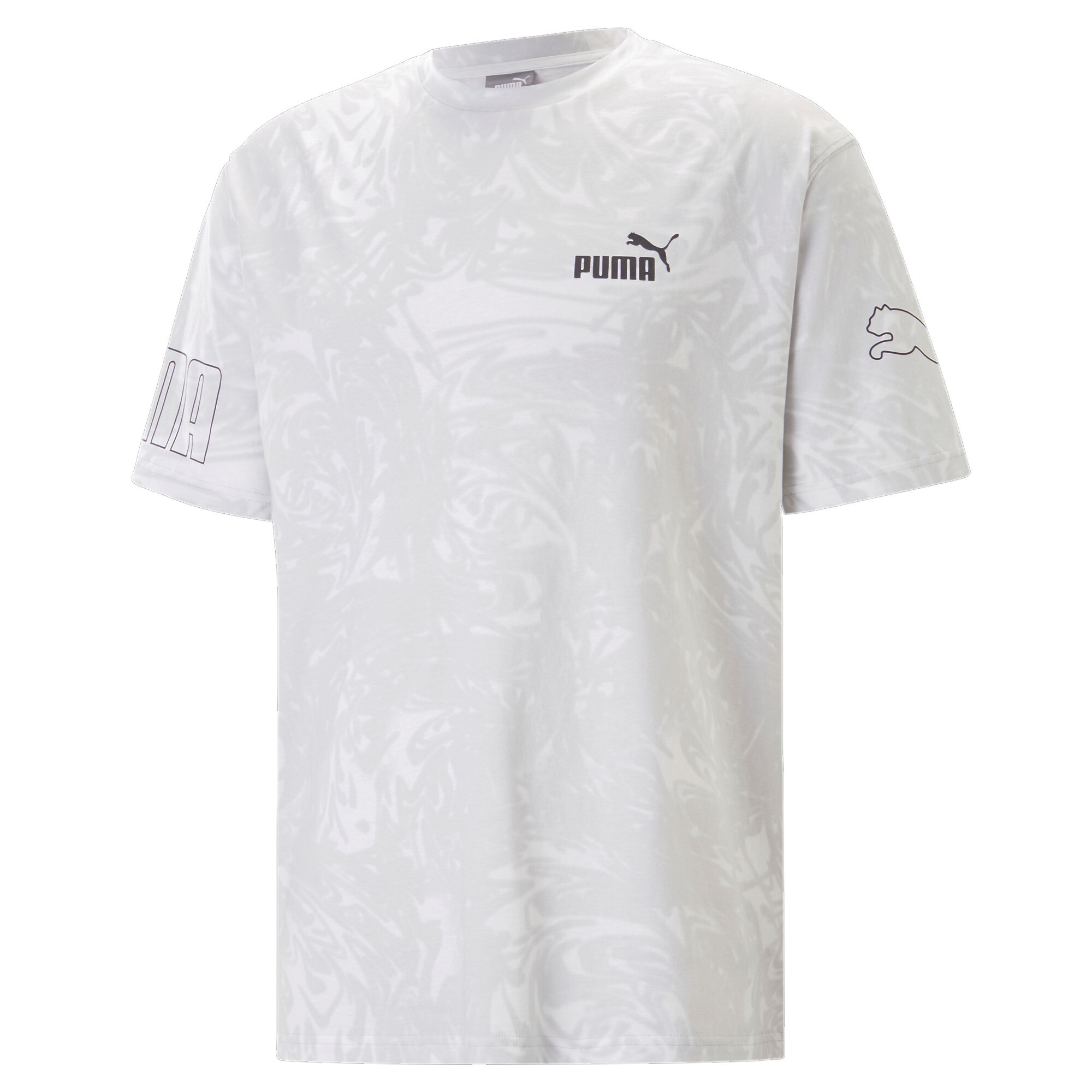 30%OFF！ プーマ メンズ PUMA POWER サマー AOP 半袖 Tシャツ メンズ PUMA White ｜PUMA.comの大画像