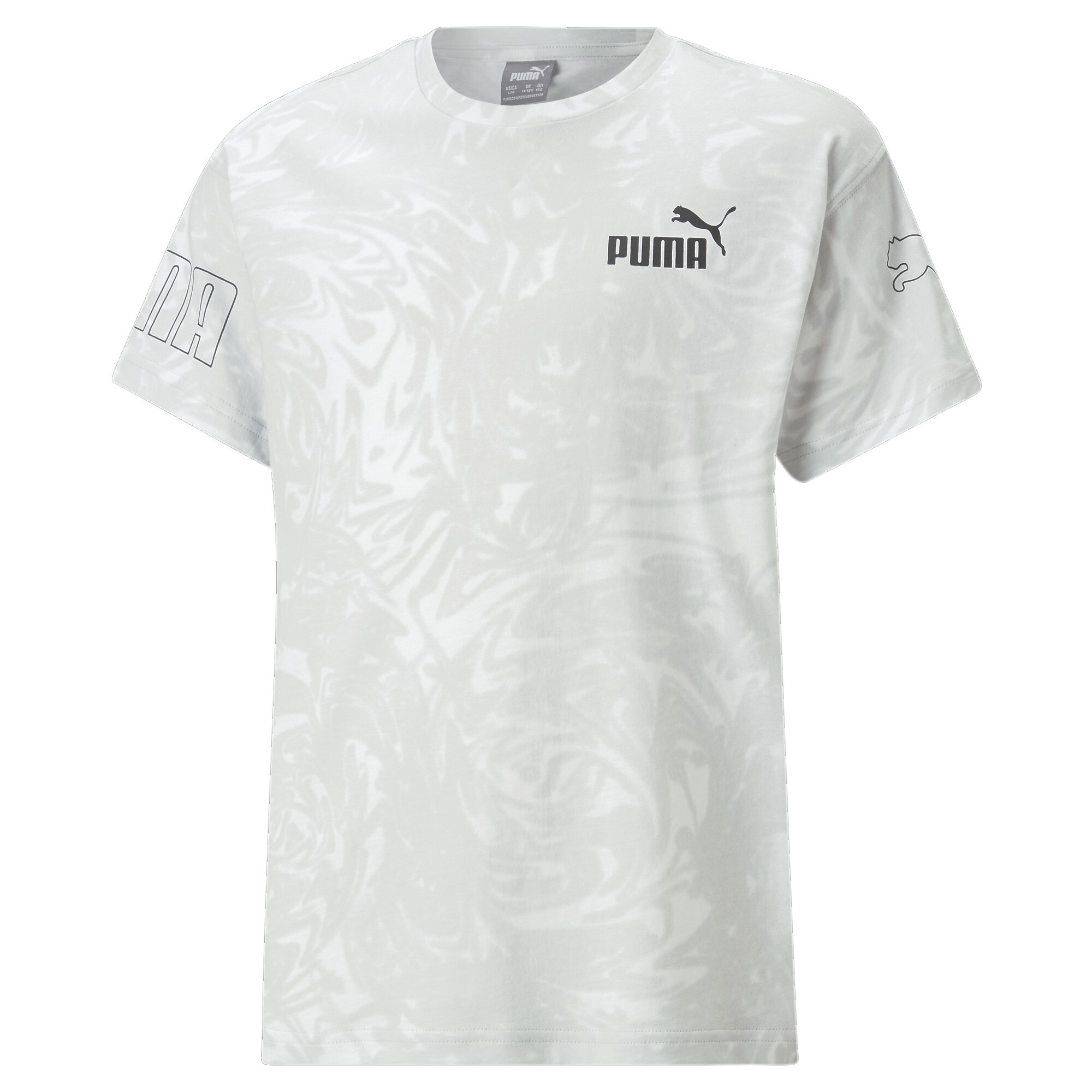 30%OFF！＜プーマ公式通販＞ プーマ キッズ ボーイズ PUMA POWER サマー AOP 半袖 Tシャツ 120-160cm メンズ PUMA White ｜PUMA.com