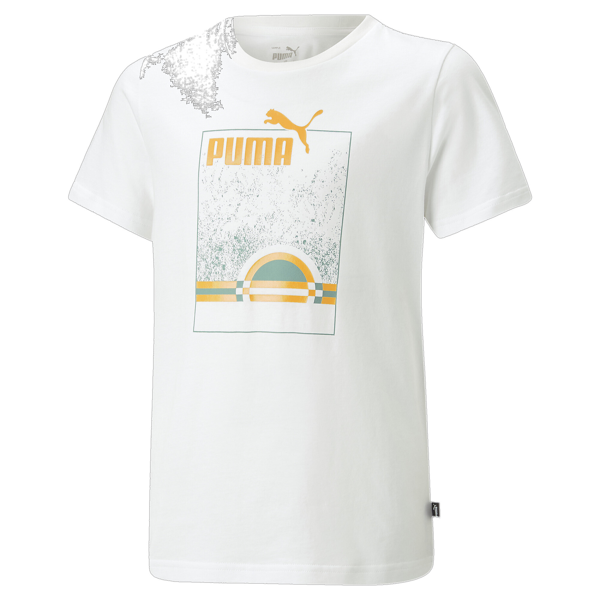 30%OFF！ プーマ キッズ ボーイズ ESS+ ストリートアート サマー 半袖 Tシャツ 120-160cm メンズ PUMA White ｜PUMA.comの画像