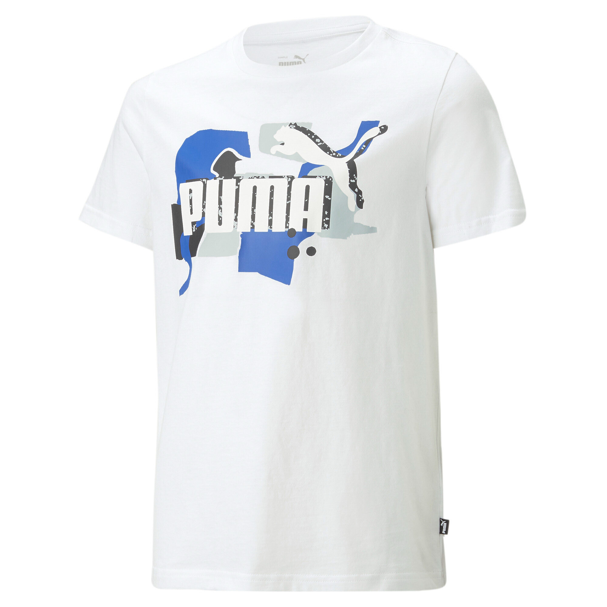 30%OFF！＜プーマ公式通販＞ プーマ キッズ ボーイズ ESS+ ストリートアート ロゴ 半袖 Tシャツ 120-160cm メンズ PUMA White ｜PUMA.com画像