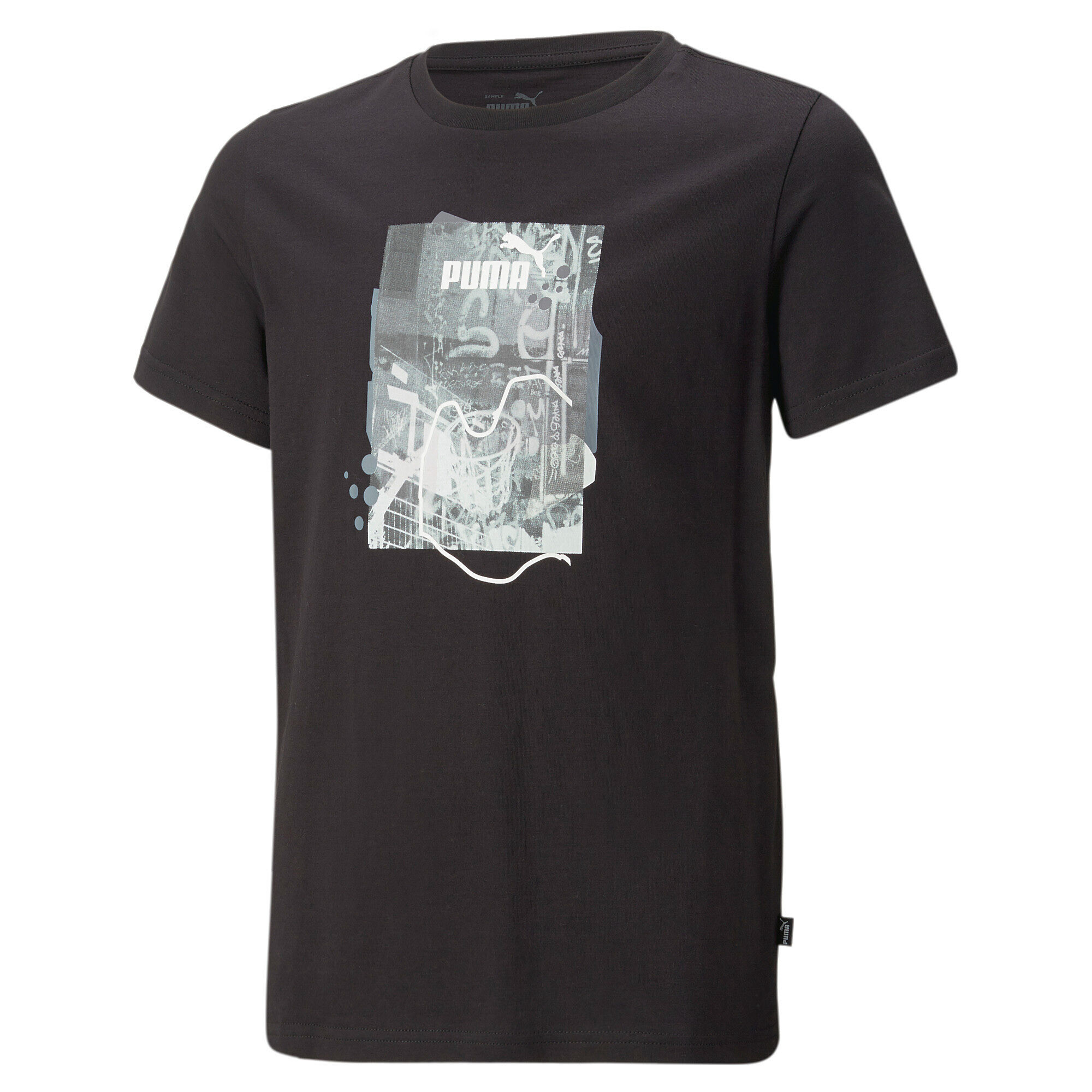 30%OFF！＜プーマ公式通販＞ プーマ キッズ ボーイズ ESS+ ストリートアート グラフィック 半袖 Tシャツ 120-160cm メンズ PUMA Black ｜PUMA.com