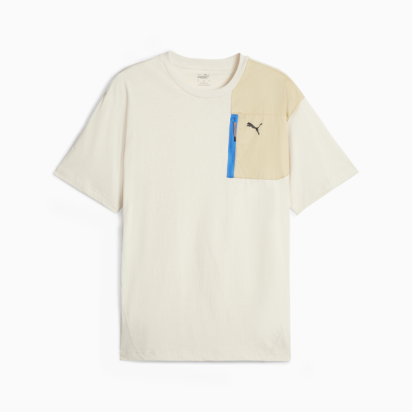 OPEN ROAD Men's Tee, Alpine Snow, large-ZAF