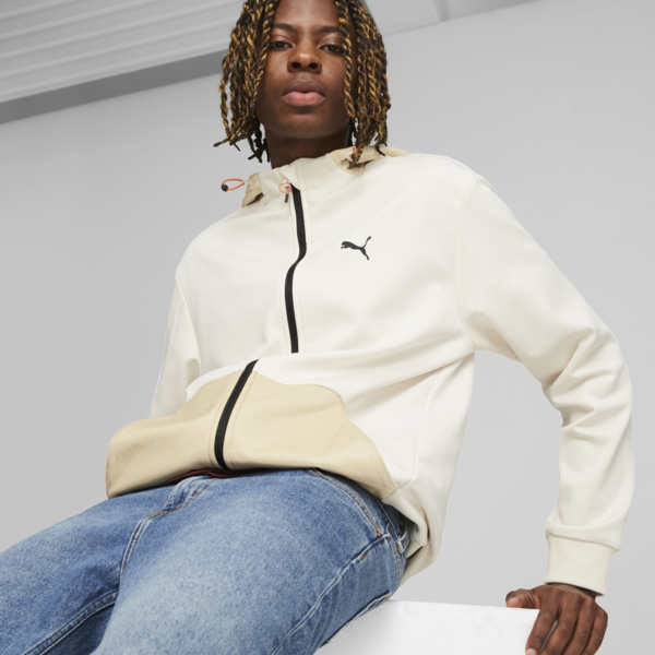 OPEN ROAD Men's Full-Zip Hoodie, Alpine Snow, large-ZAF