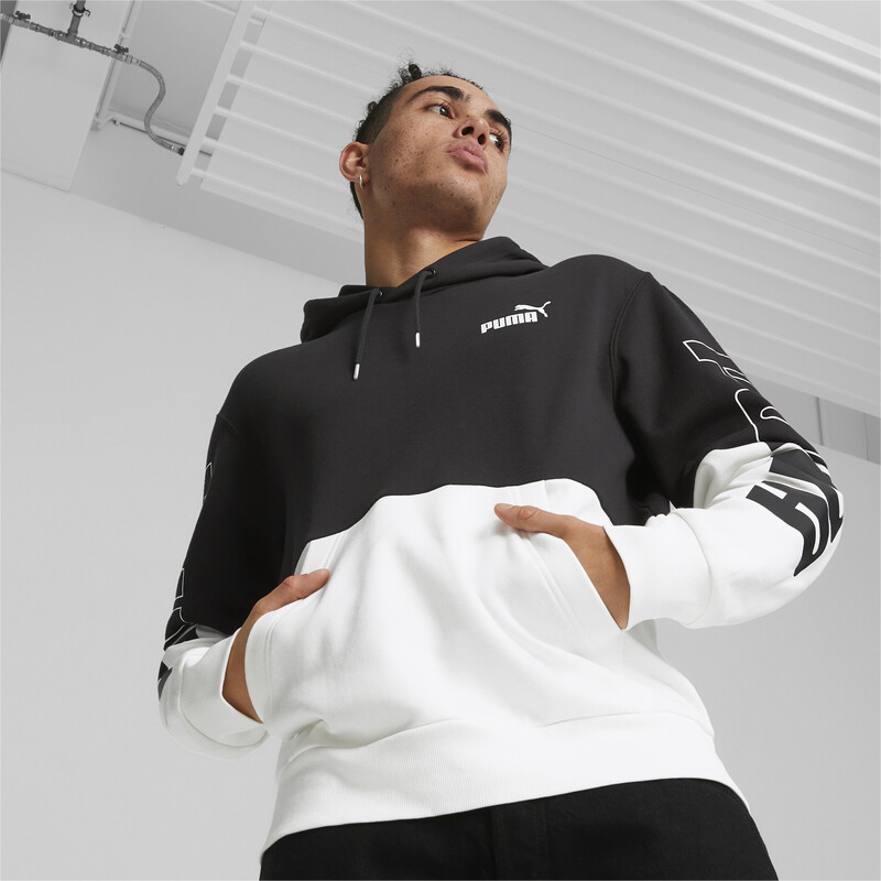 

Men's PUMA POWER Colourblock Hoodie