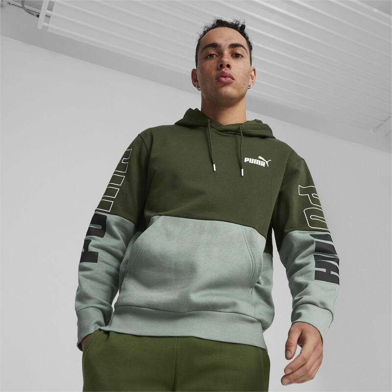 

Men's PUMA POWER Colourblock Hoodie