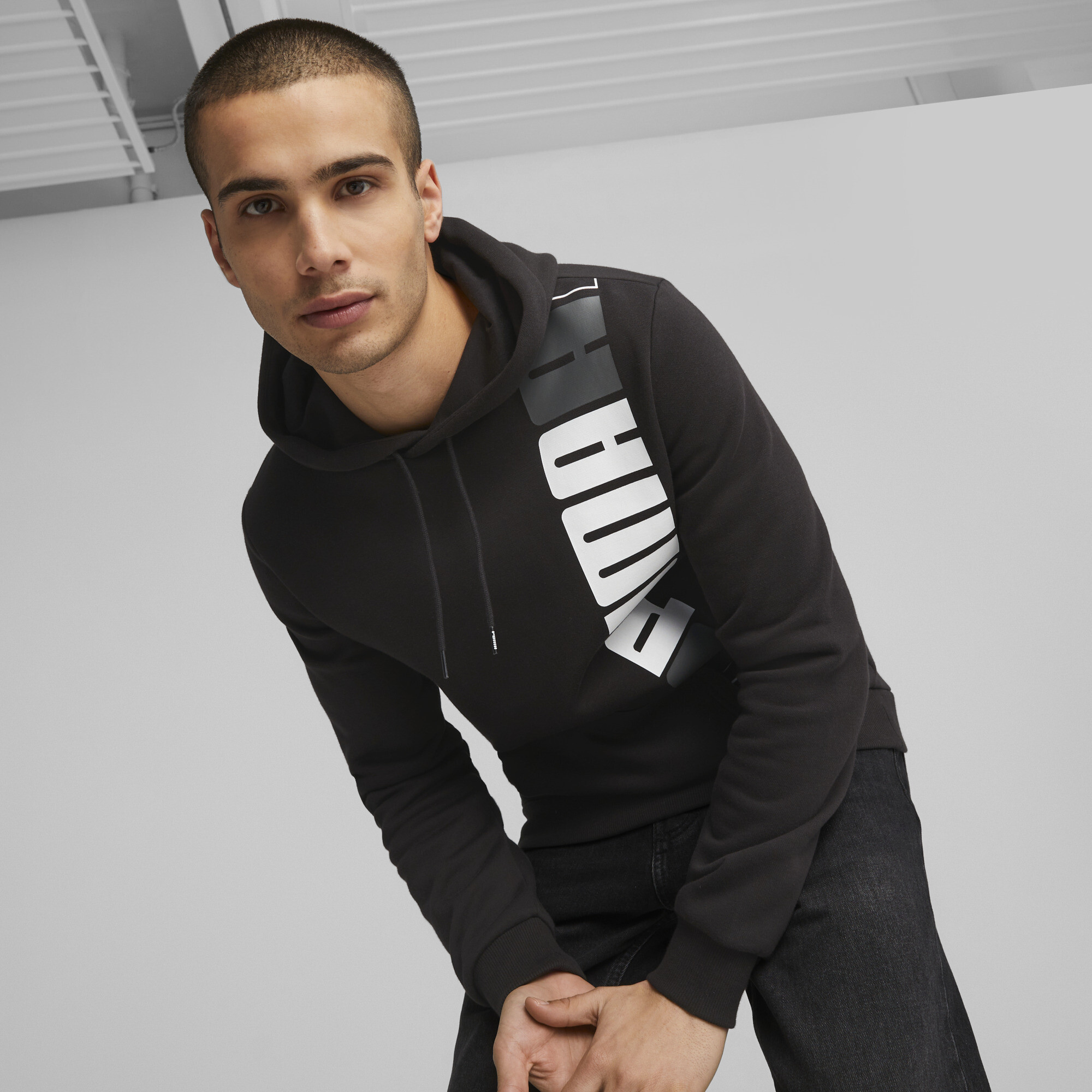 PUMA Men's ESS+ LOGO LAB Hoodie | eBay