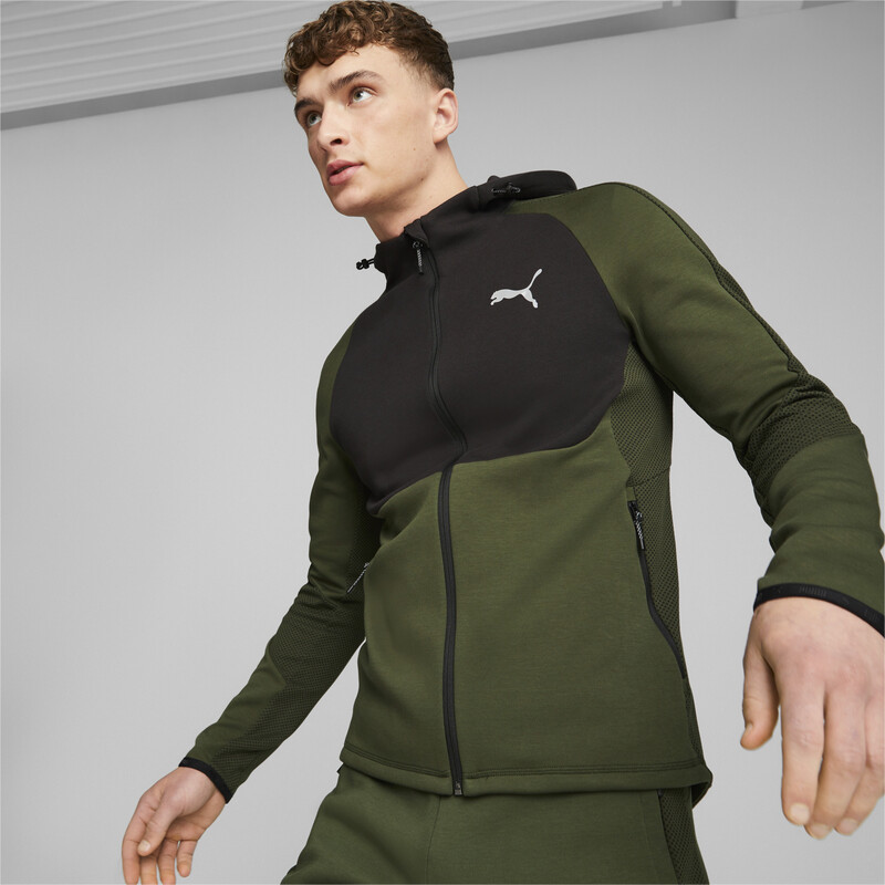 

Men's PUMA EVOSTRIPE Full-Zip Hoodie