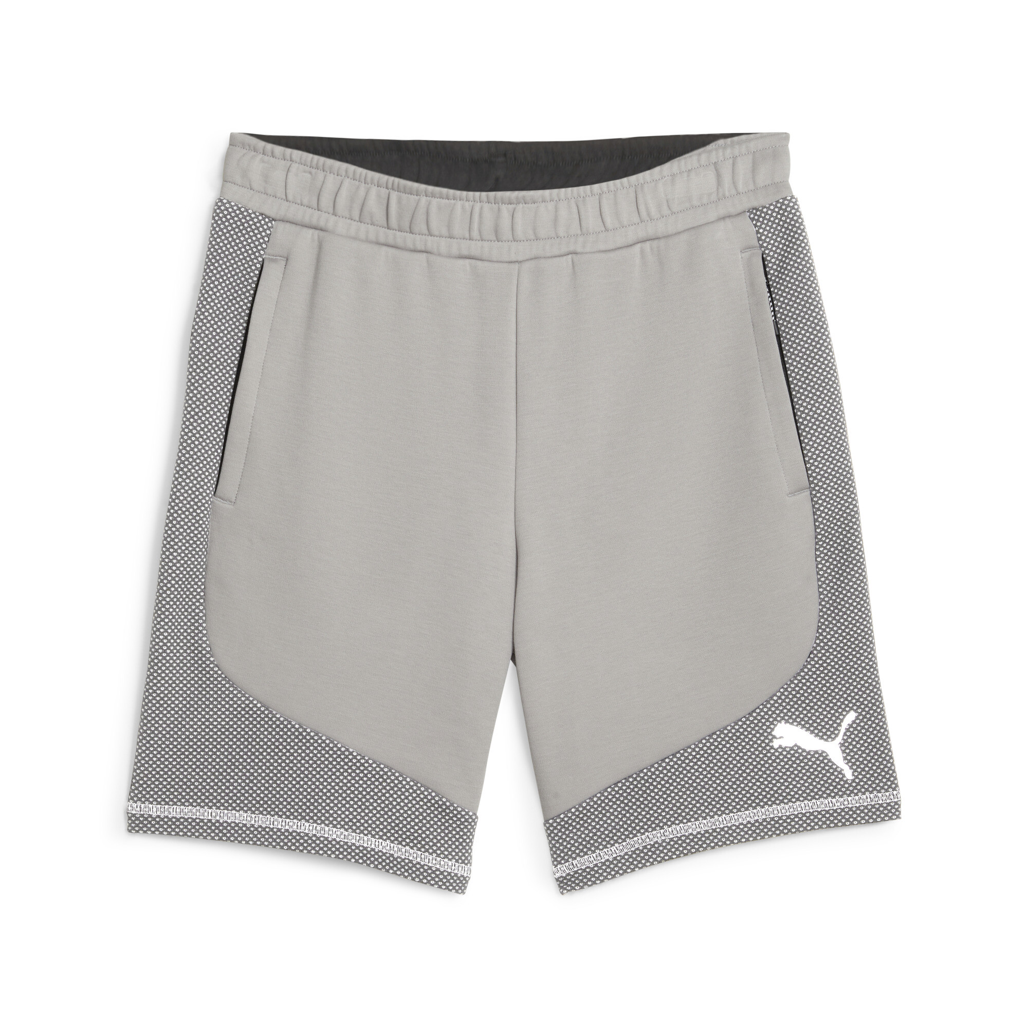 Men's PUMA Evostripe Shorts In Gray, Size XL, Cotton