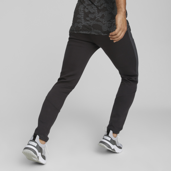 EVOSTRIPE Men's Sweatpants, PUMA Black, large-ZAF