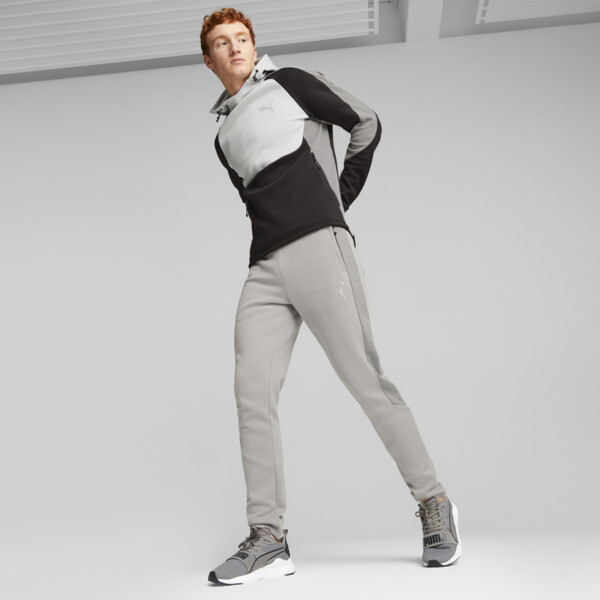 EVOSTRIPE Men s Sweatpants gray PUMA