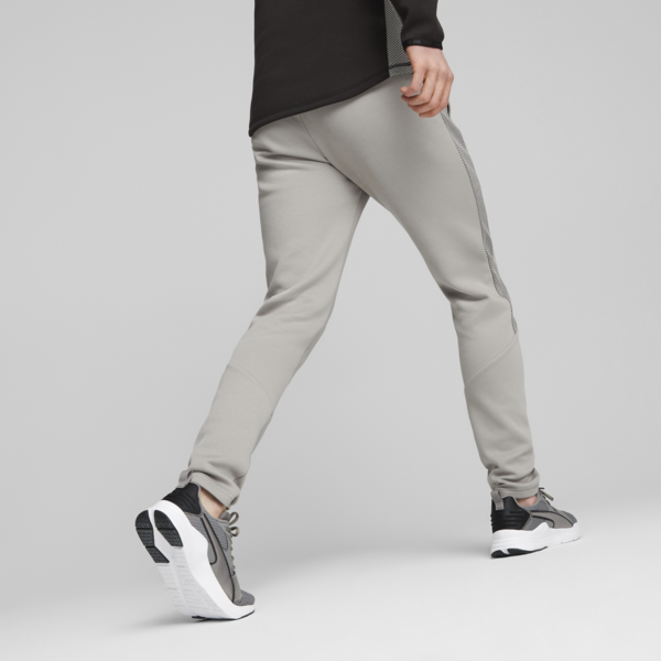 EVOSTRIPE Men's Sweatpants, Concrete Gray, large-ZAF