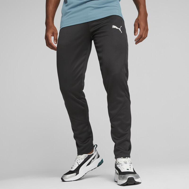 Men's PUMA EVOSTRIPE Warm Pants in Black size XL