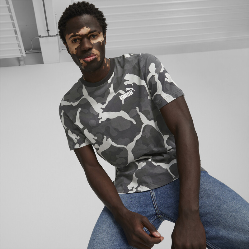 

Men's PUMA ESS CAMO AOP Tee