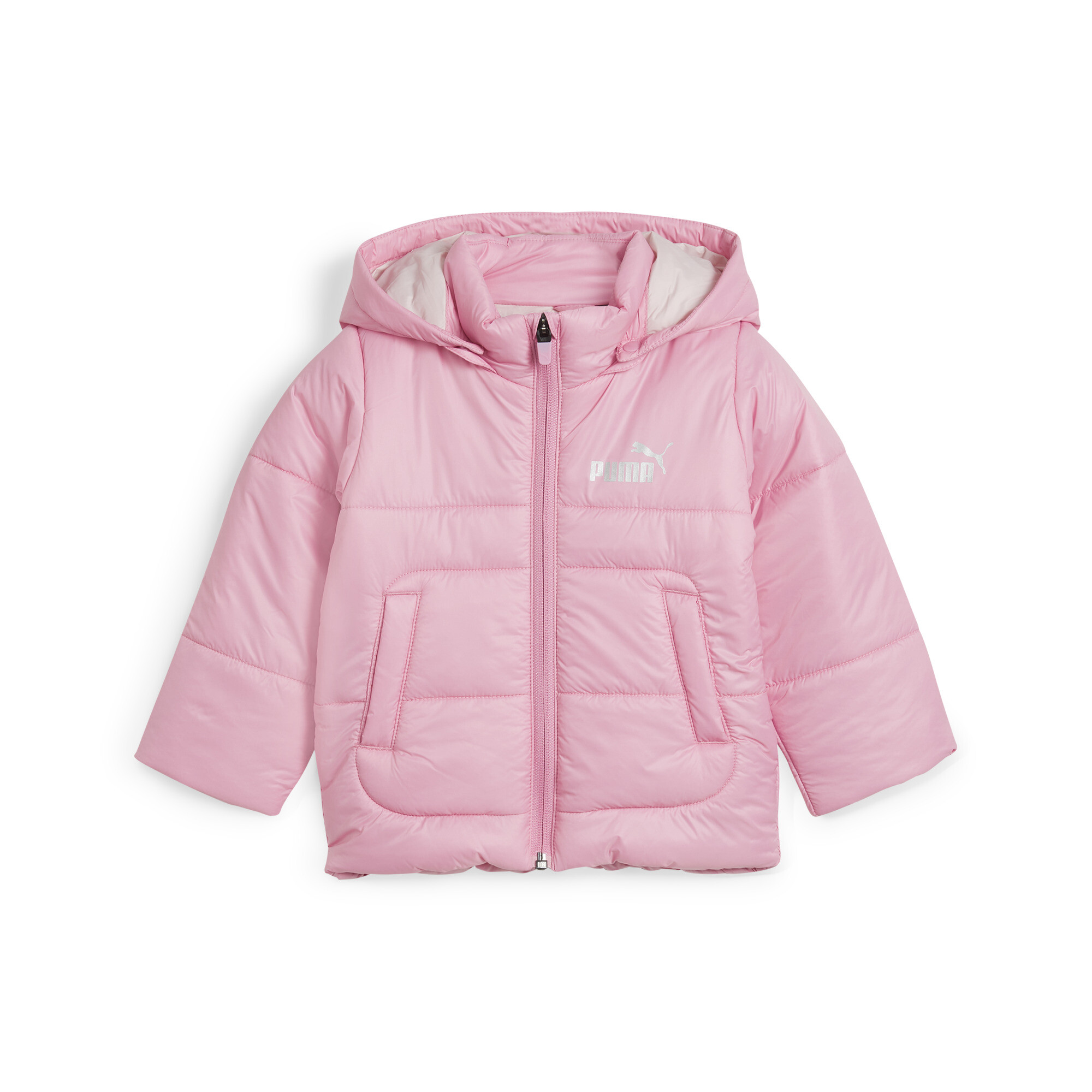 PUMA Minicats Toddlers' Hooded Padded Jacket in Pink, Size 4T