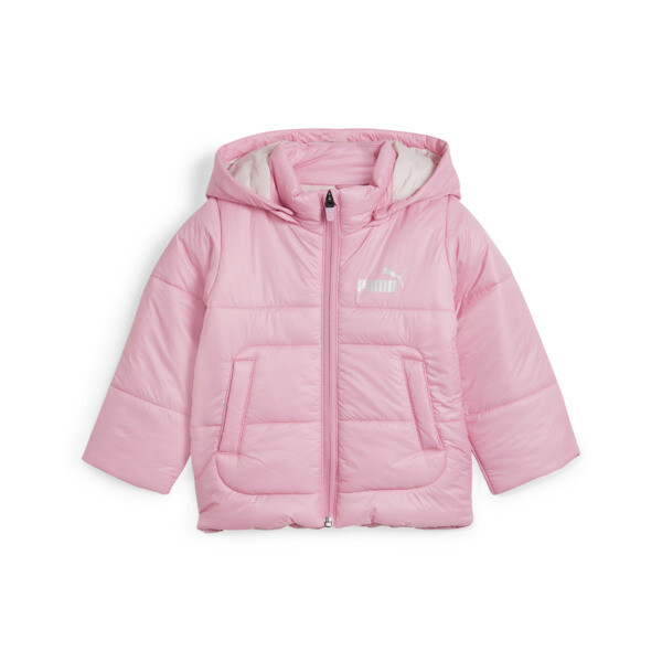 PUMA Minicats Toddlers’ Hooded Padded Jacket in Mauved Out, Size 6/9M