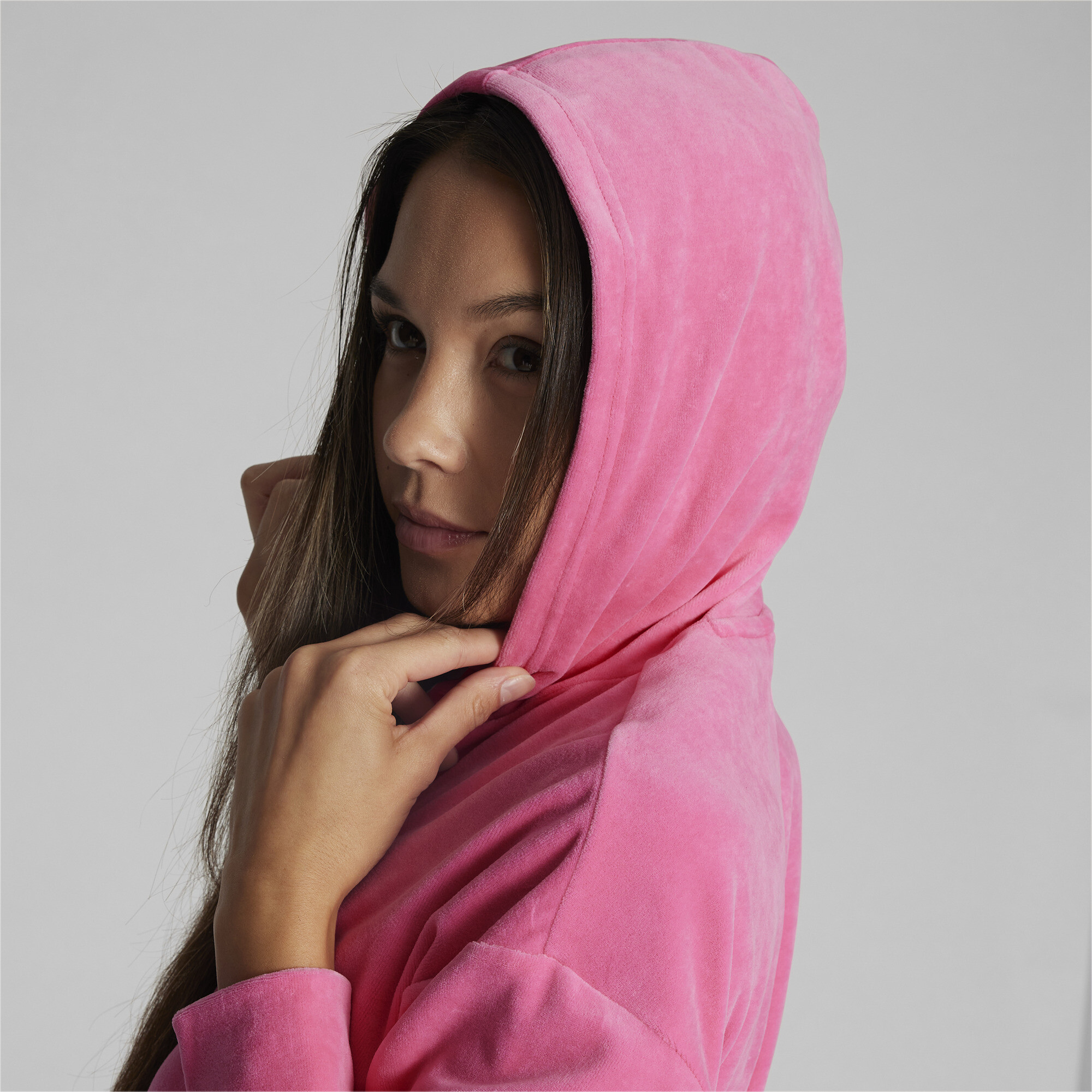 PUMA Women\'s Hoodie Velour Essentials Elevated | eBay