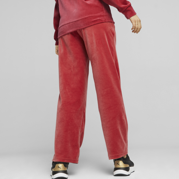 Essentials Elevated Women's Straight Leg Pants, Astro Red, large-ZAF