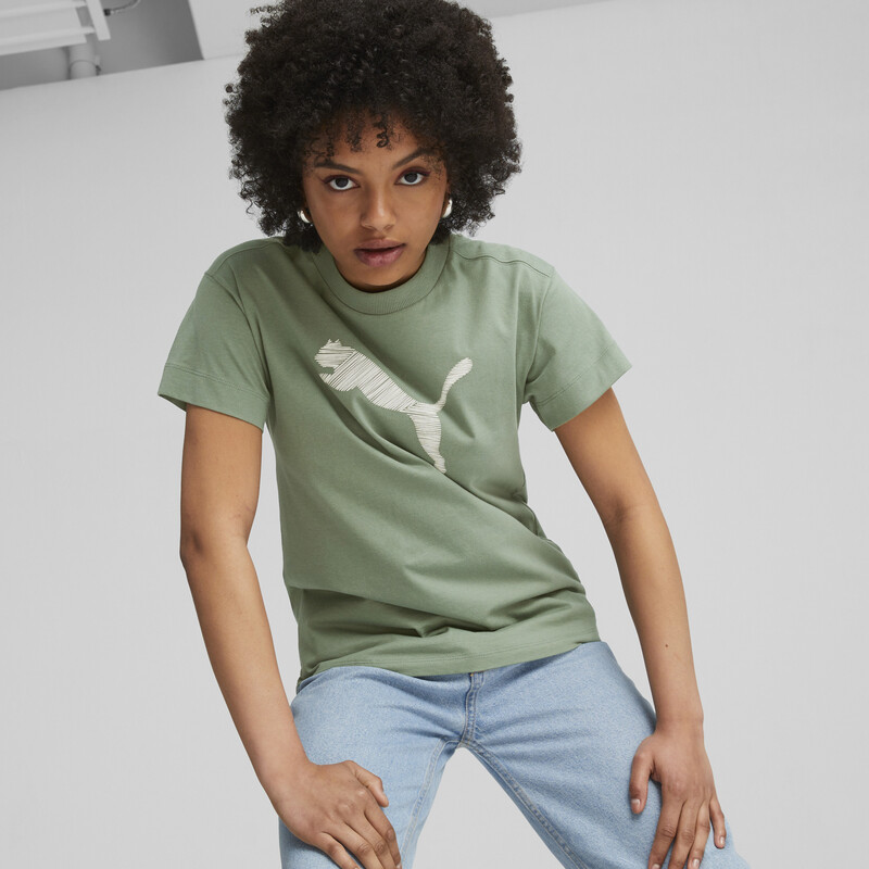 

Women's PUMA HER Tee, Eucalyptus