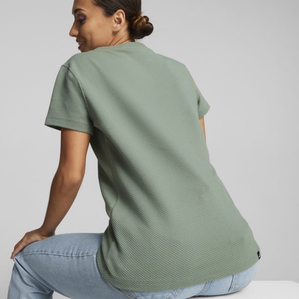 HER Women's Structured Tee, Eucalyptus, large-ZAF