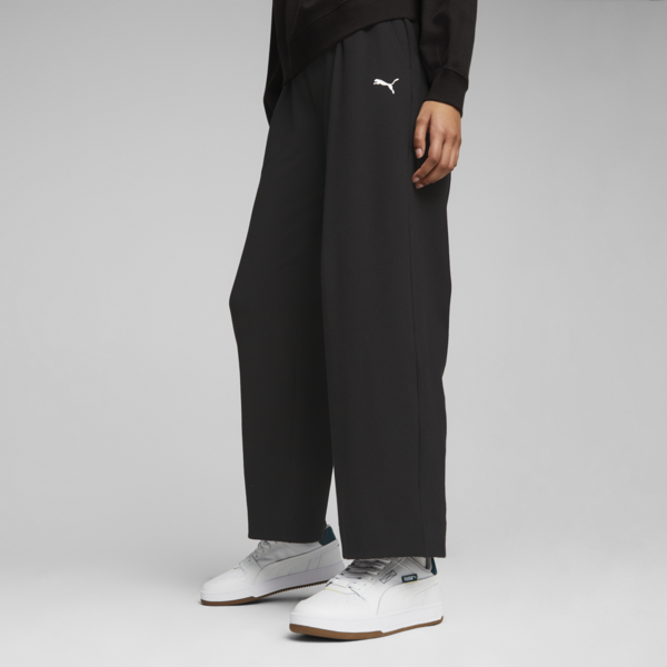 HER Women's Straight Pants, PUMA Black, large-ZAF