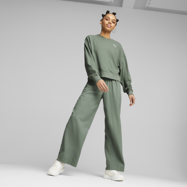 HER Women's Straight Pants, Eucalyptus, large-ZAF