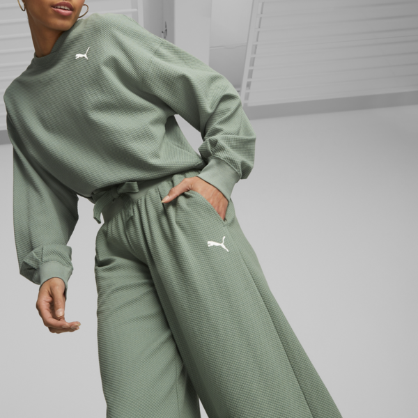 HER Women's Straight Pants, Eucalyptus, large-ZAF