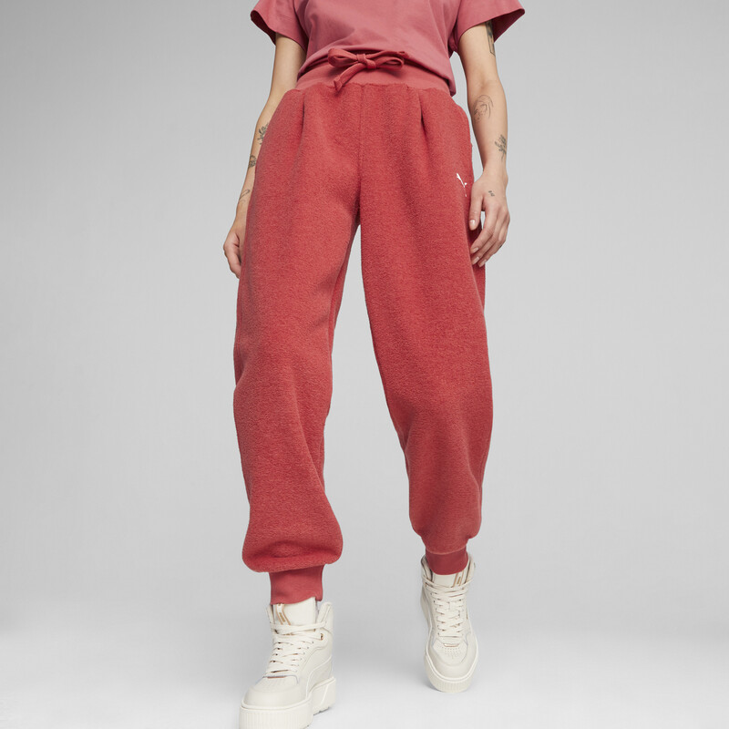 Women's PUMA HER Winterized Pants in Red size XS