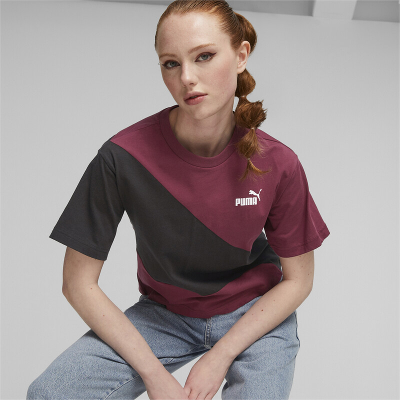 

Women's PUMA POWER Cat Cropped T-shirt, Dark jasper