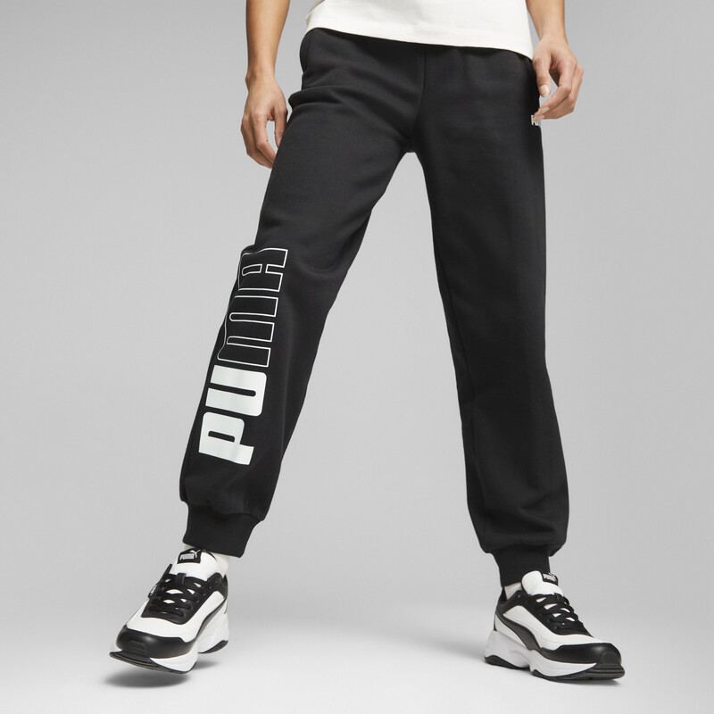 Women's PUMA POWER Sweatpants, Black