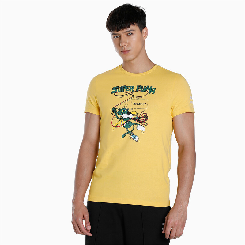 

Men's PUMA Super Printed Graphic Slim Fit T-Shirt