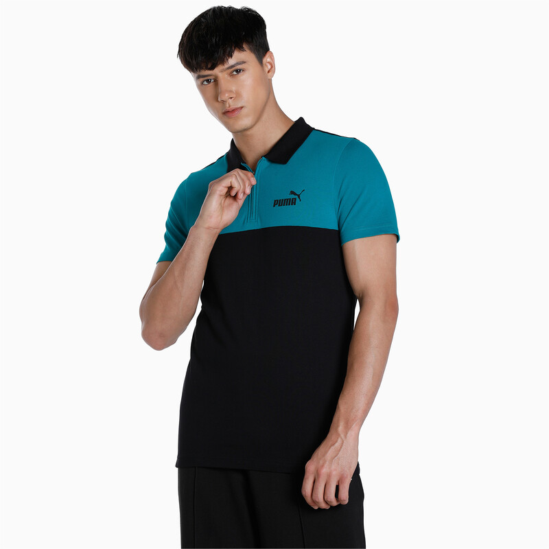 

Men's PUMA Colorblock Slim Fit T-Shirt, Black