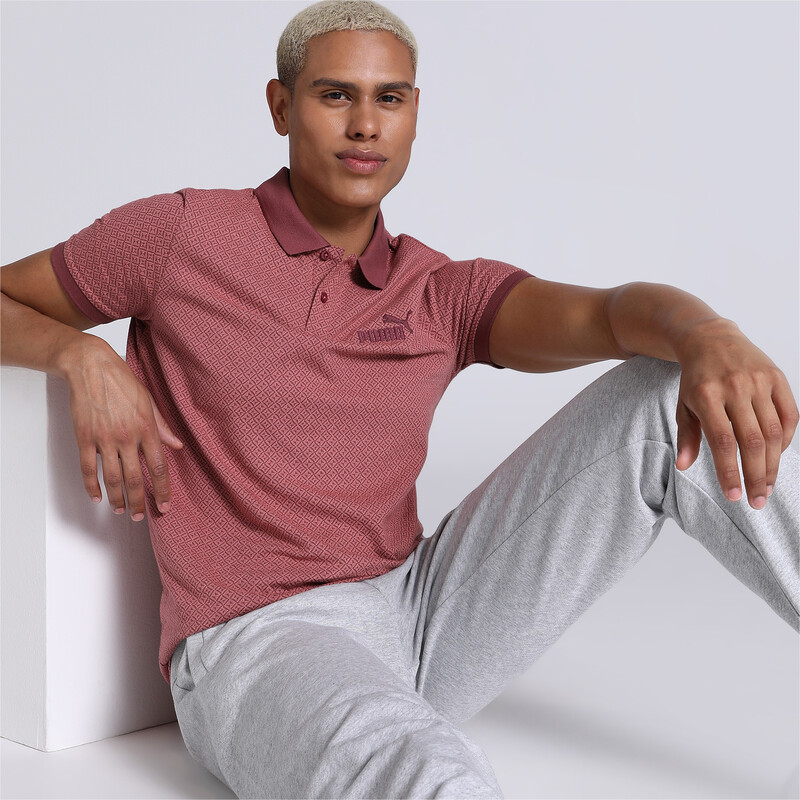 

Men's PUMA Jacquard Slim Fit Polo