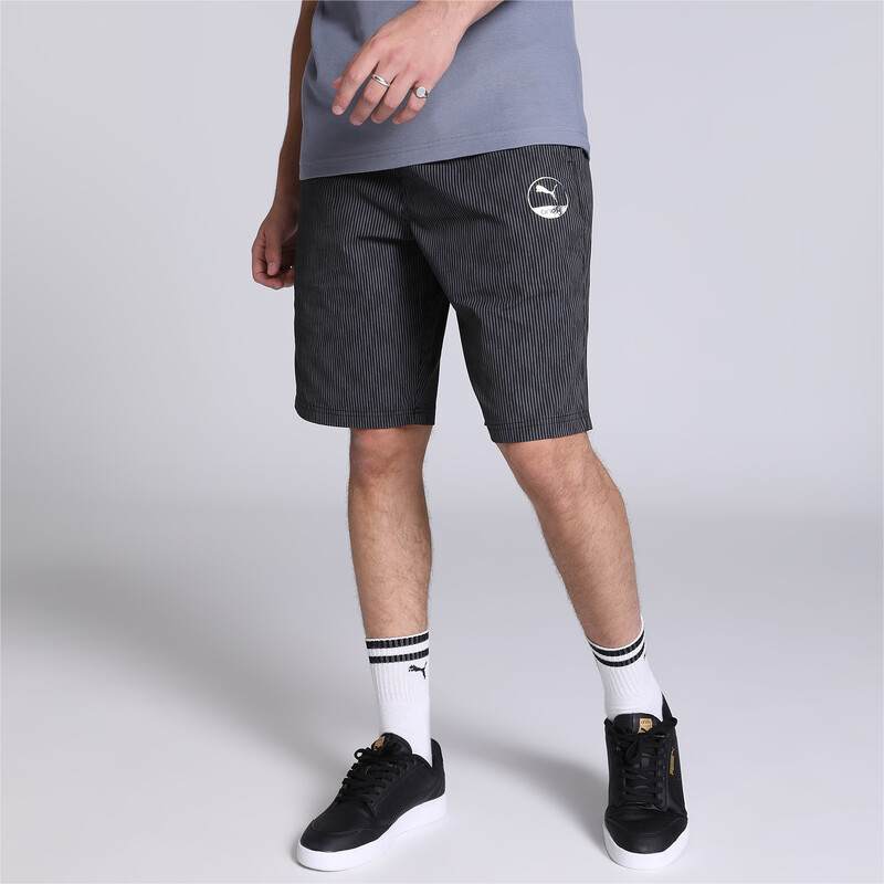 Men's PUMA X One8 Printed Chino Shorts in Black size L