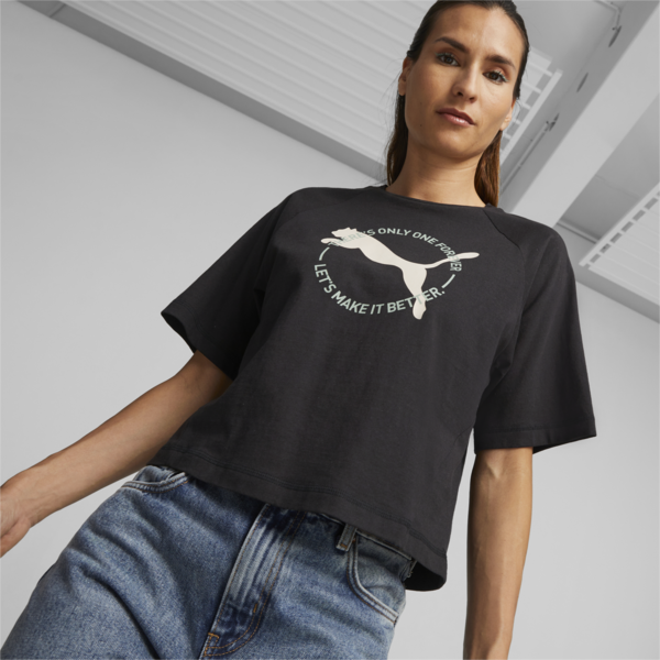 Better Sportswear Women's Tee, PUMA Black, large-ZAF