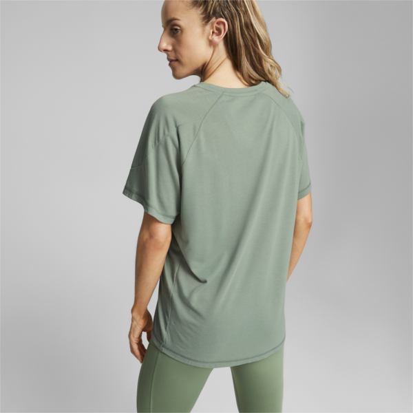 Evostripe Women's Tee, Eucalyptus, large-ZAF
