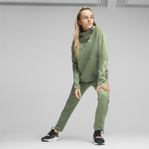 Evostripe Women's High-Waist Pants, Eucalyptus, large-ZAF
