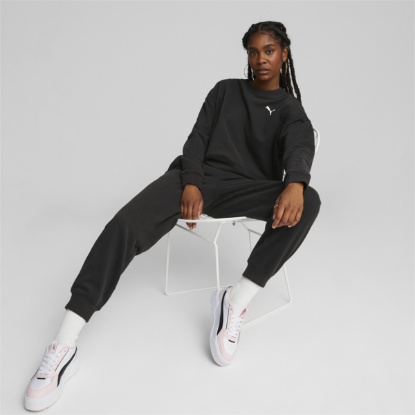 Women's Loungewear Suit, PUMA Black, large-ZAF