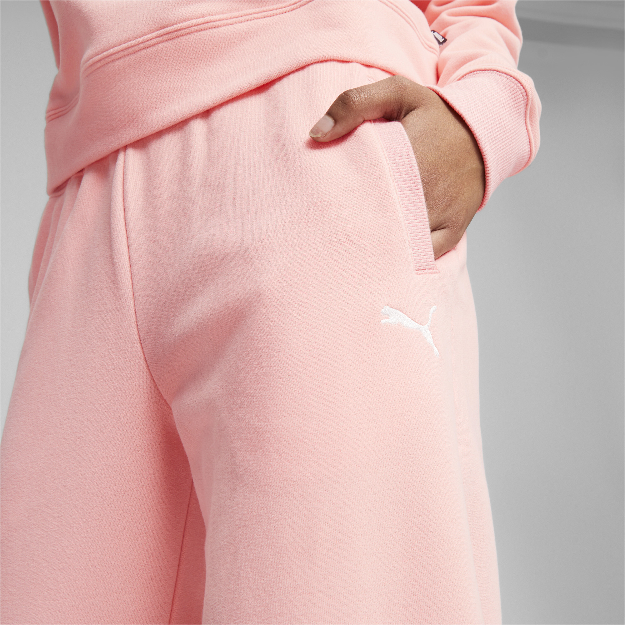 Women's Puma Women's Loungewear Suit, Pink, Size S, Clothing
