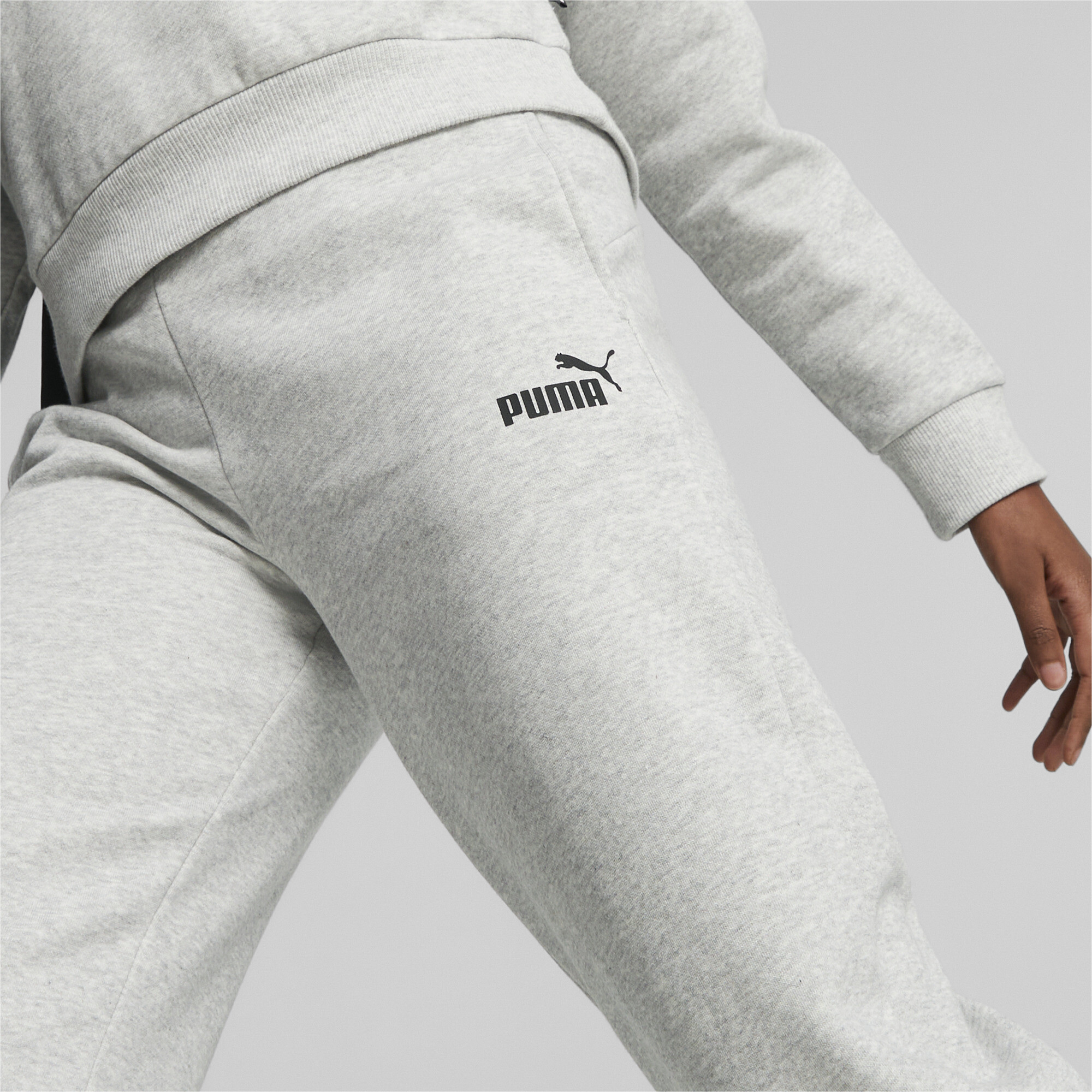 Women's Puma ESS+'s Straight Leg Sweatpants, Gray, Size S, Women