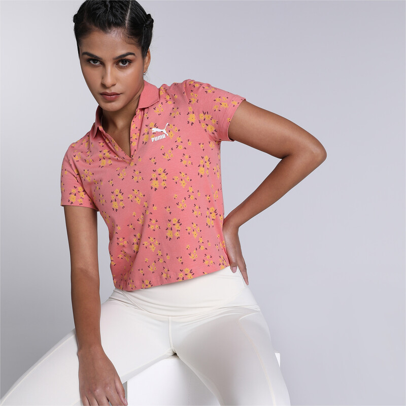 

Women's PUMA AOP Regular Fit Polo T-shirt