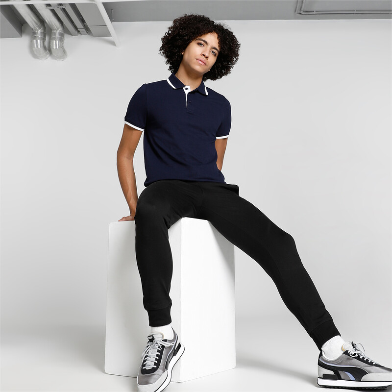 PUMA ESS Pique Tipping Slim Fit Polo