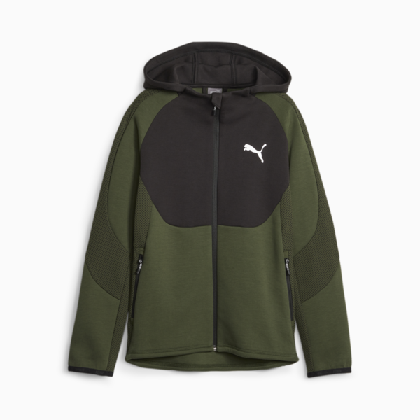 Evostripe Youth Full-zip Hoodie, Myrtle, large-ZAF