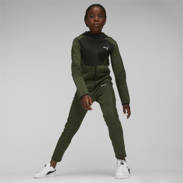 Evostripe Youth Full-zip Hoodie, Myrtle, large-ZAF